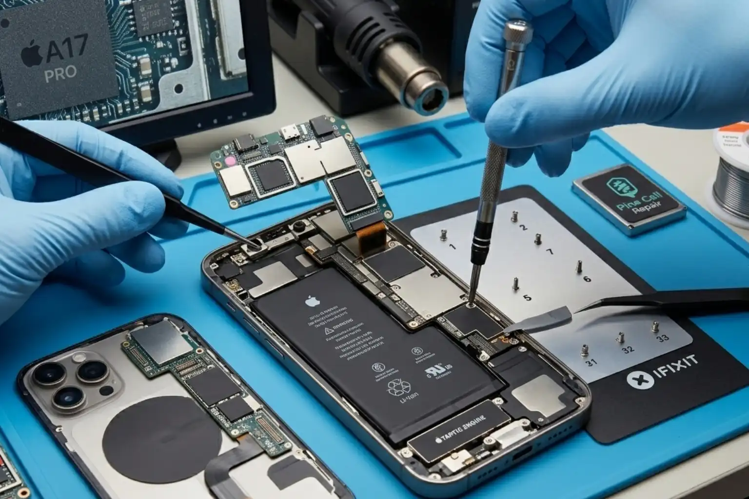 Water damage repair for iPhone Samsung Google Pixel in Sanford NC